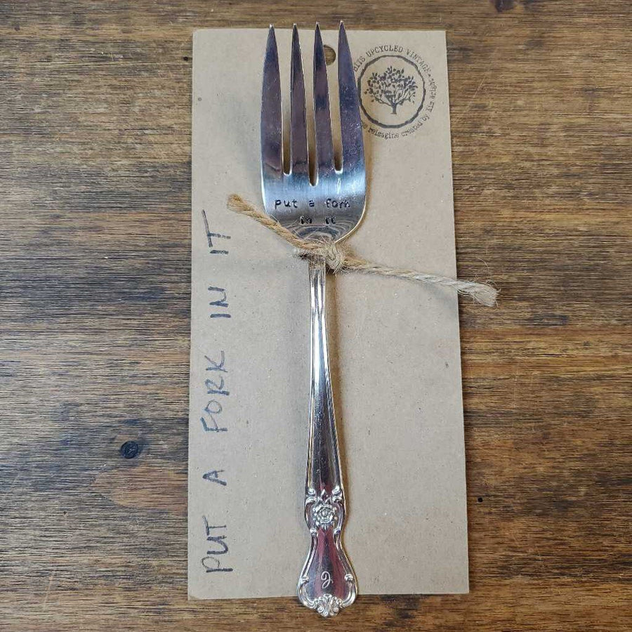 Flatware Put a Fork In It Serving Fork