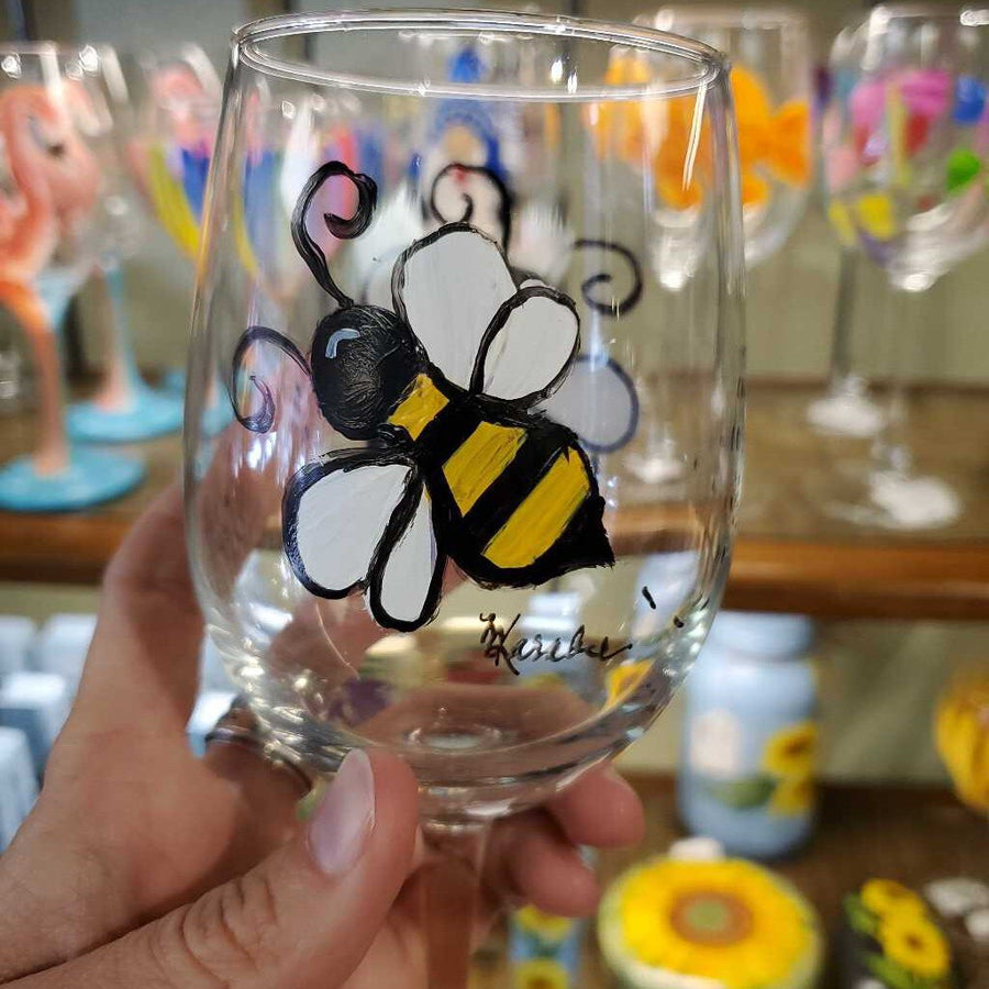 Wine Glass Bee