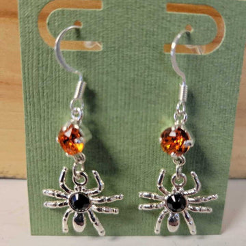 Small Spider Earrings