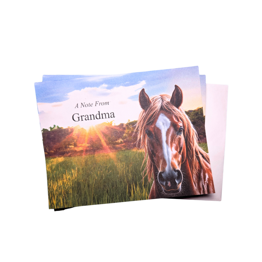 Horse Personalized Note Cards