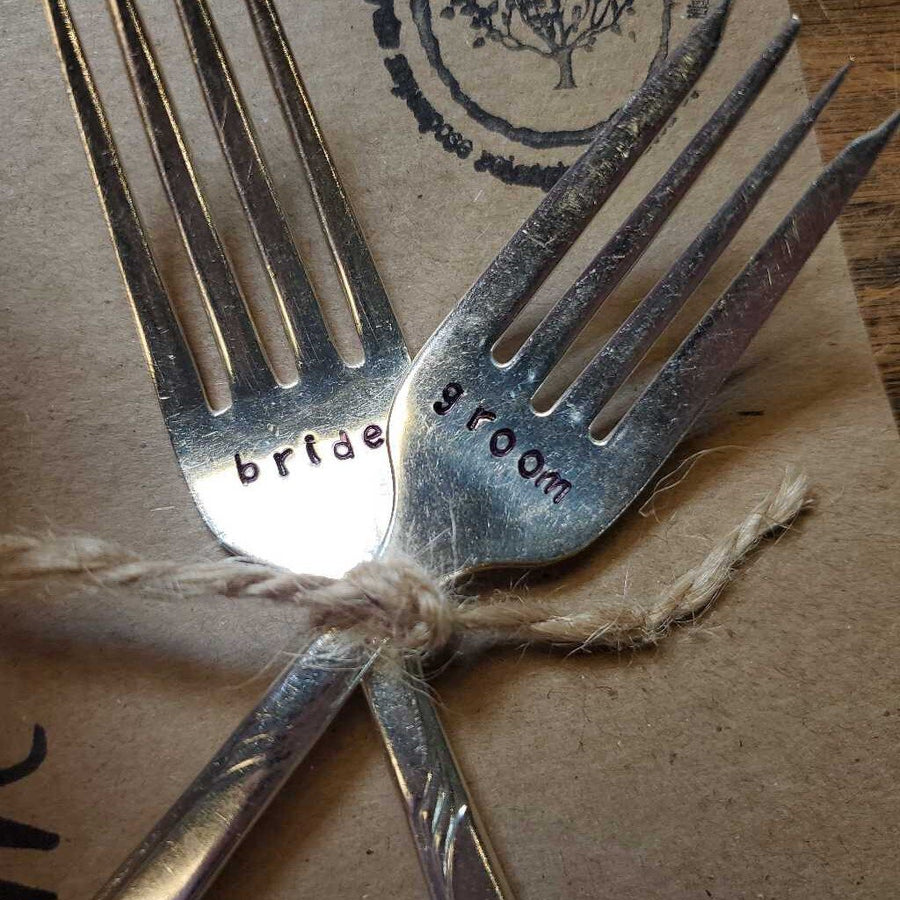 Flatware Bride & Groom Fork