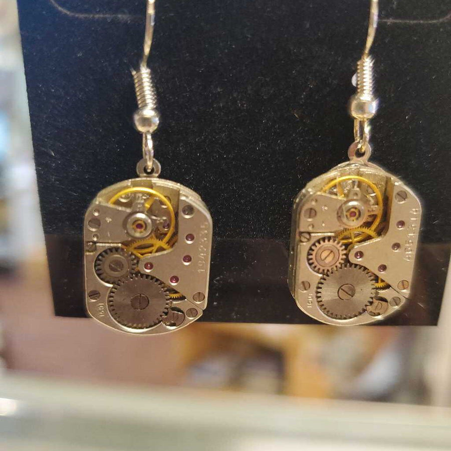 Steampunk Earrings Dangle