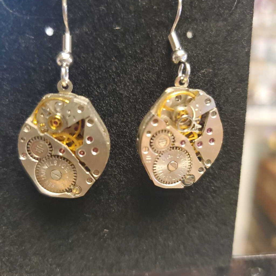 Steampunk Earrings Dangle