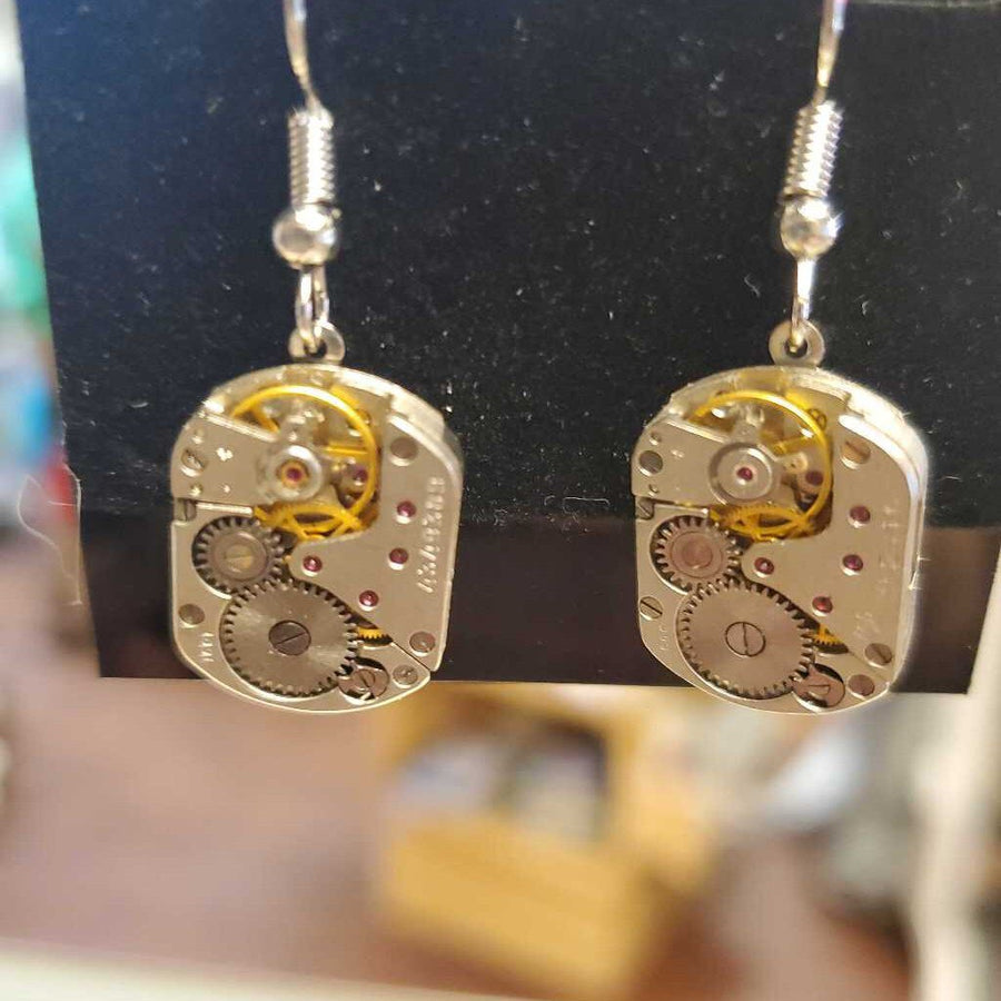 Steampunk Earrings Dangle