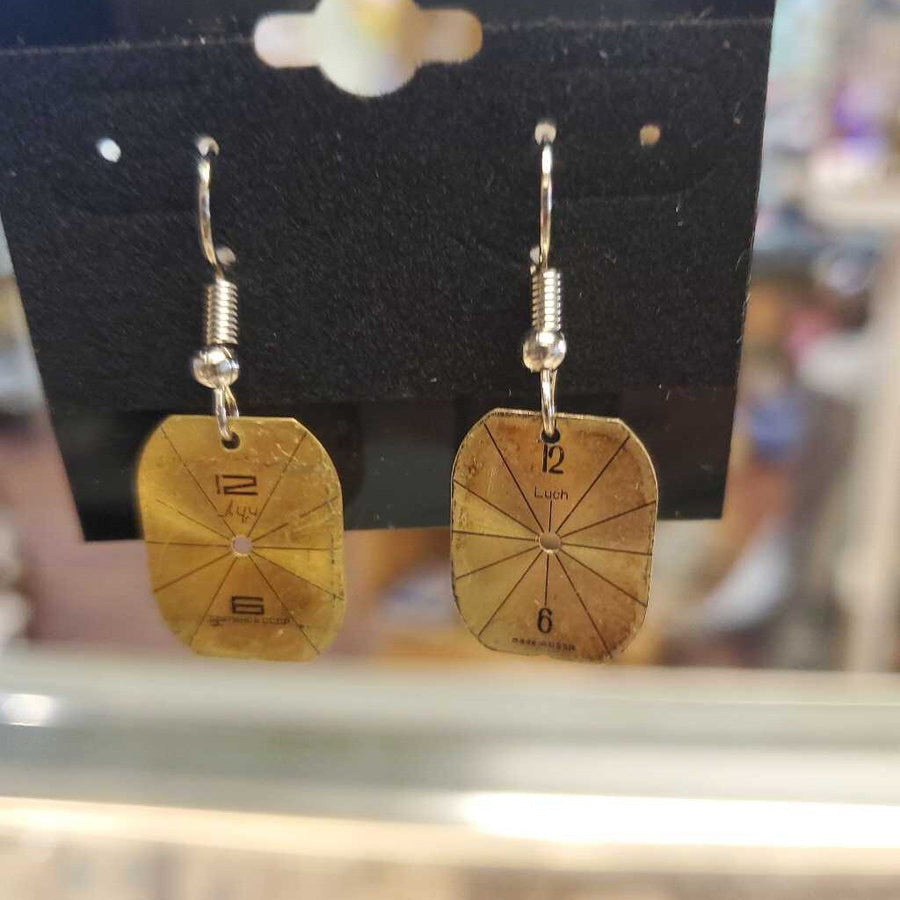 Steampunk Earrings Watch Face
