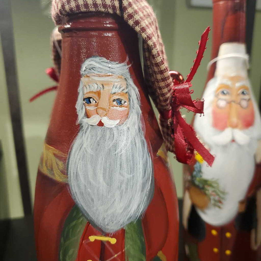Bottle Santa Red Vest
