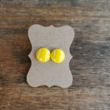 Tennis Ball Earrings