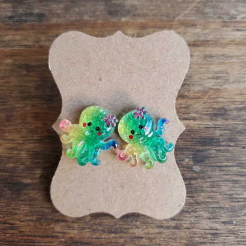 Octopus Earrings