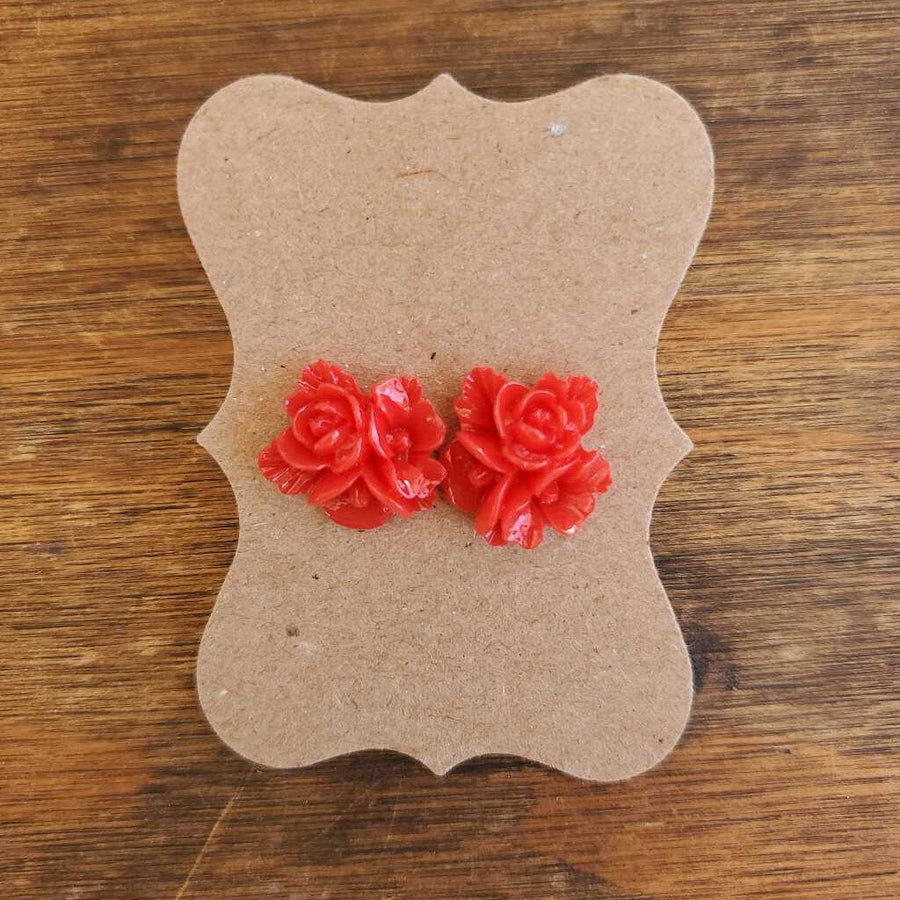 Triple Flower Earrings