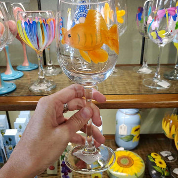 Wine Glass Goldfish