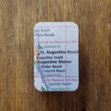 Florida Beaches Magnet Wood