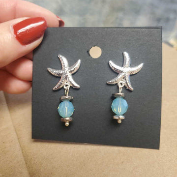 Pacific Opal Starfish Earrings