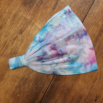 Ice Dyed Headband Expandable Baby Blue/Royal Blue