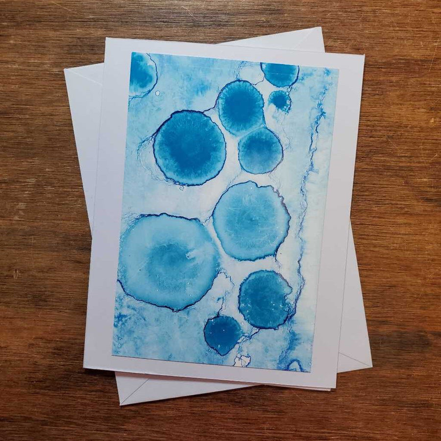 Alcohol Ink Card Lillys