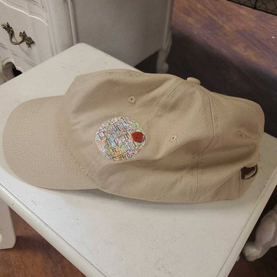 Mount Dora Map Cap Tan