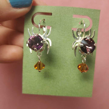 Large Spider Earrings