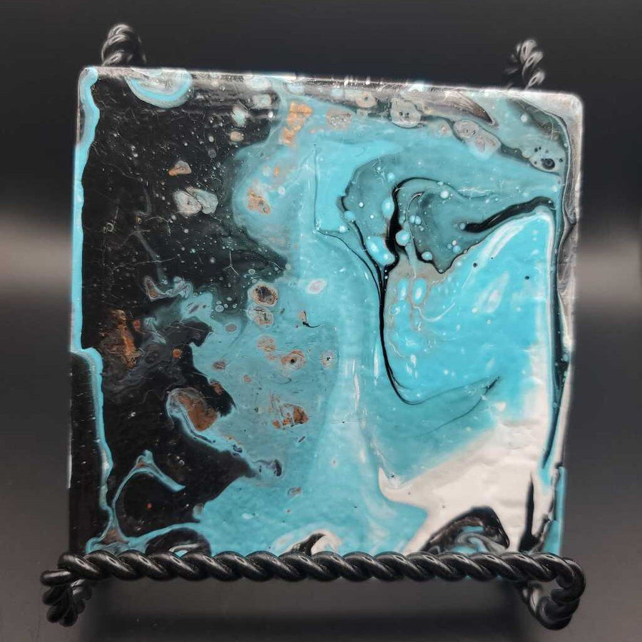 Acrylic Pour Coaster