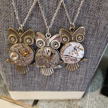 Steampunk Owl Necklace