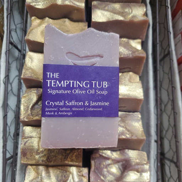 Crystal Saffron & Jasmine Grande Bar Soap