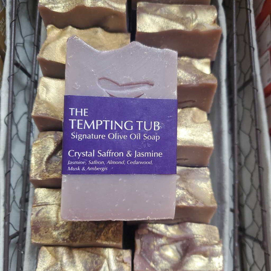 Crystal Saffron & Jasmine Grande Bar Soap