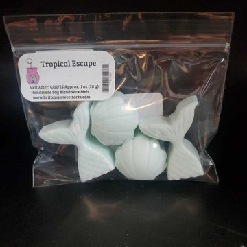 Mermaid Tails & Small Seashells- Tropical Escape