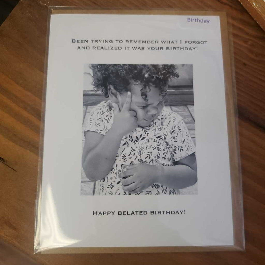 Greeting Card-Been trying to remember