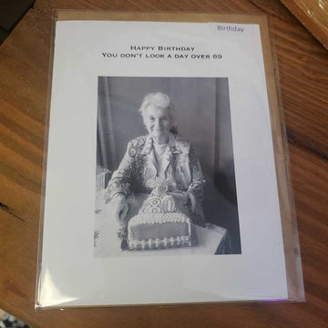 Greeting Card-Happy Birthday You don’t look