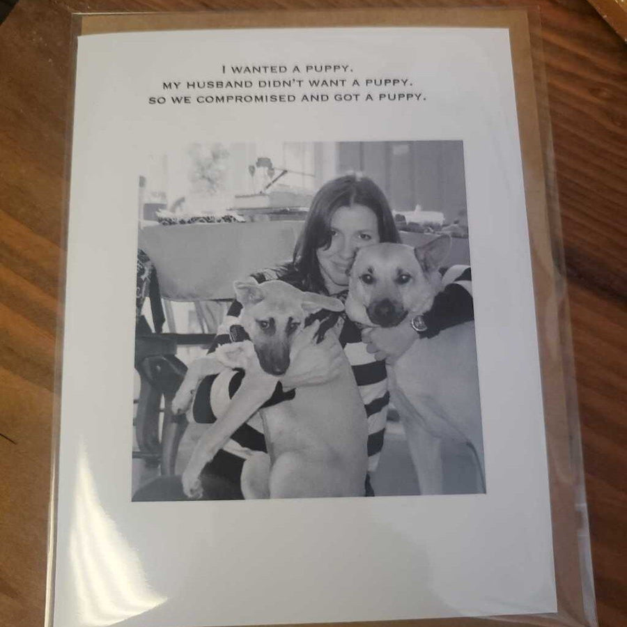 Greeting Card- I wanted a puppy