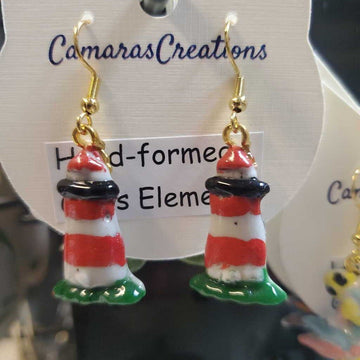 Fused Glass Earrings Mt Dora Lights