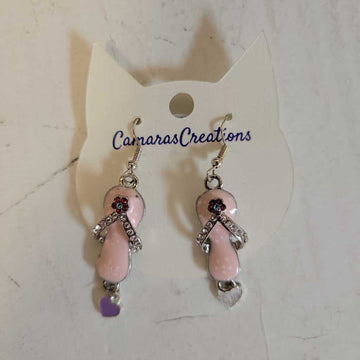 Earrings Flip Flops w/hearts