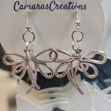 Earrings Dragonflies Silver