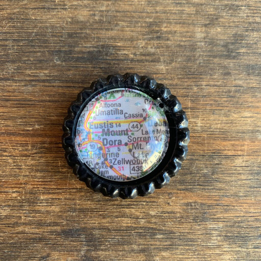 Mount Dora Bottle Cap Magnet