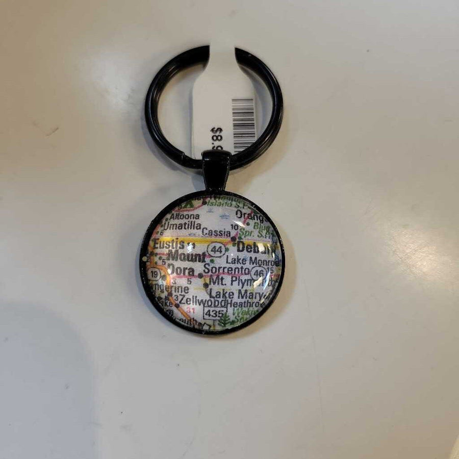 Mount Dora Map Keychain