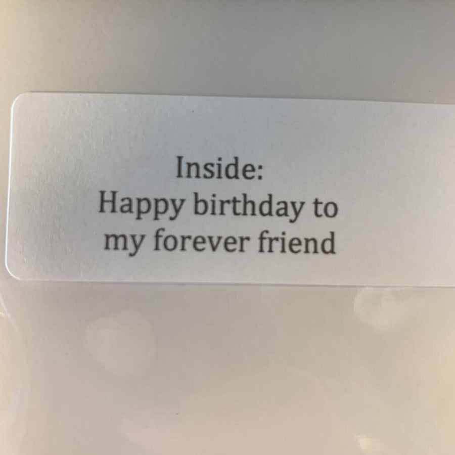 We'll Be Friends...Card Birthday