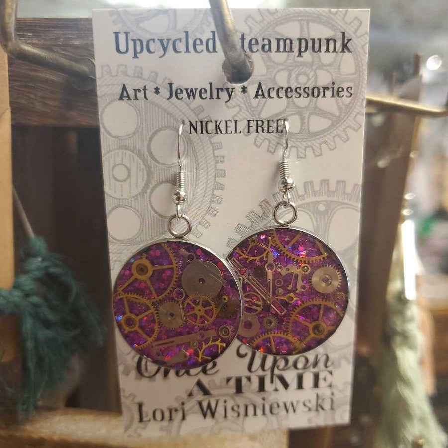 Xtra Large 2 for $70 Steampunk Dangle Earrings Lori XL