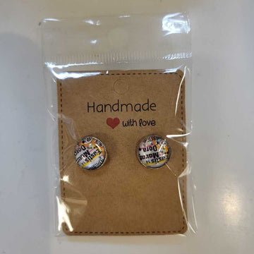 Mount Dora Map Earrings Post