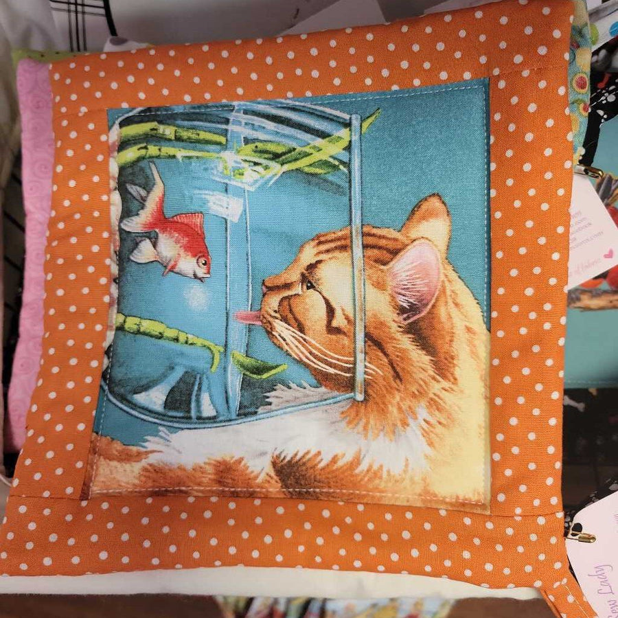 Pot Holder Square Cat