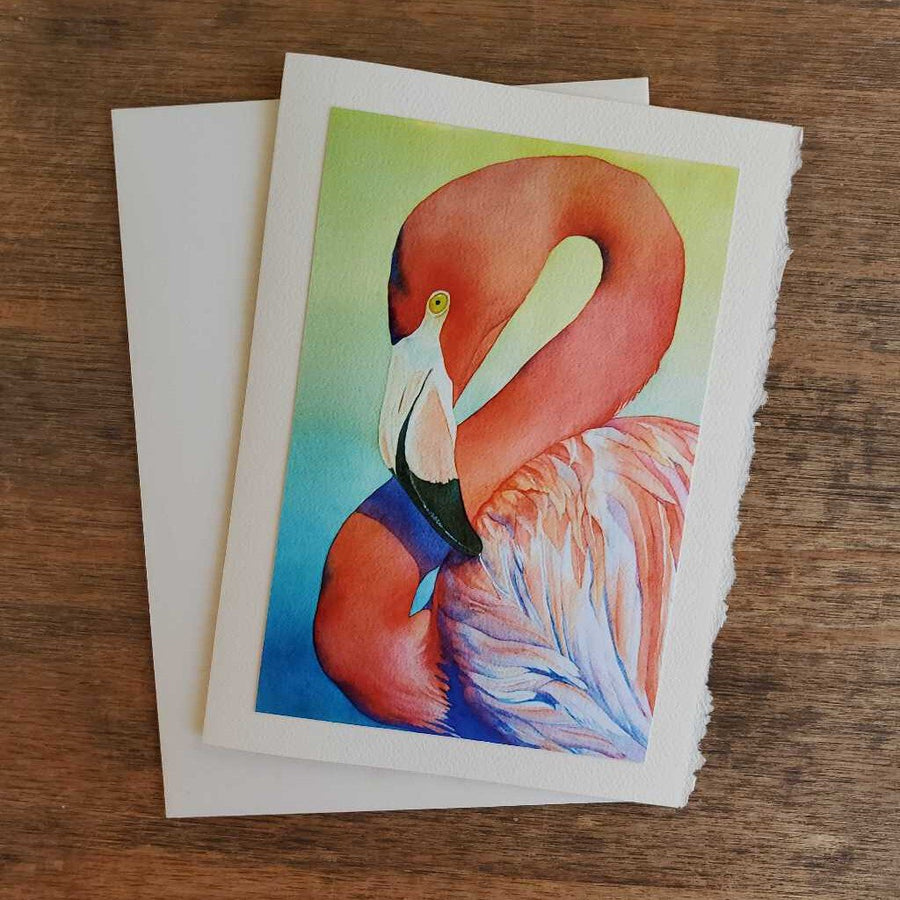 Flamingo Card