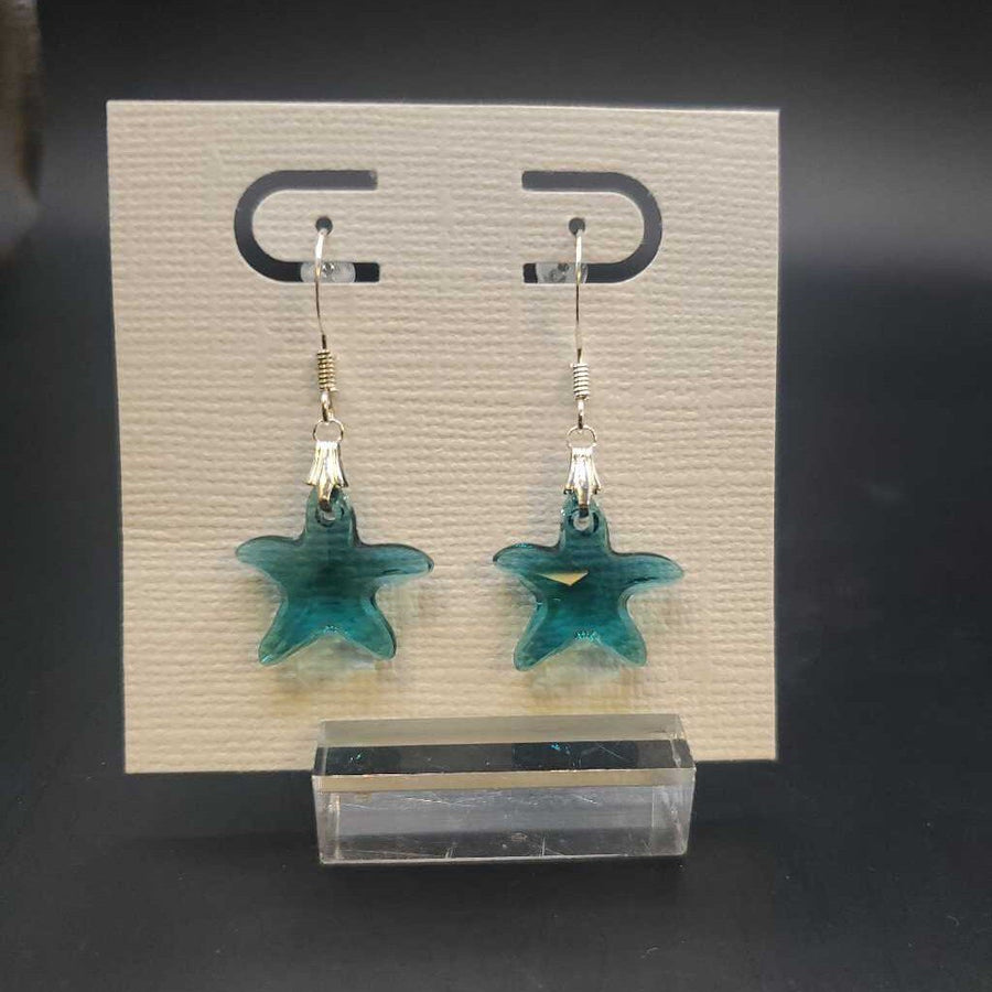 Starfish Earrings Indicolite