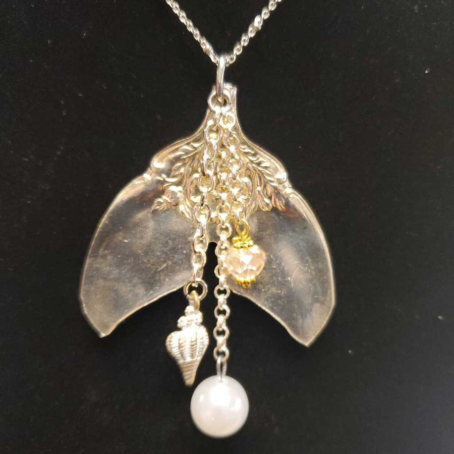 Silverware Mermaid Necklace