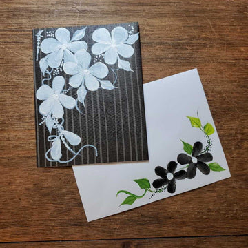 Black and White Card
