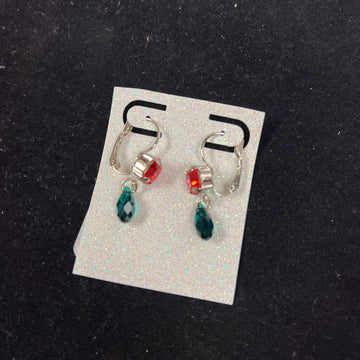 Christmas Red/Green Drop Earrings