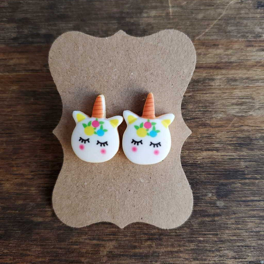 Unicorn Cookie Earrings
