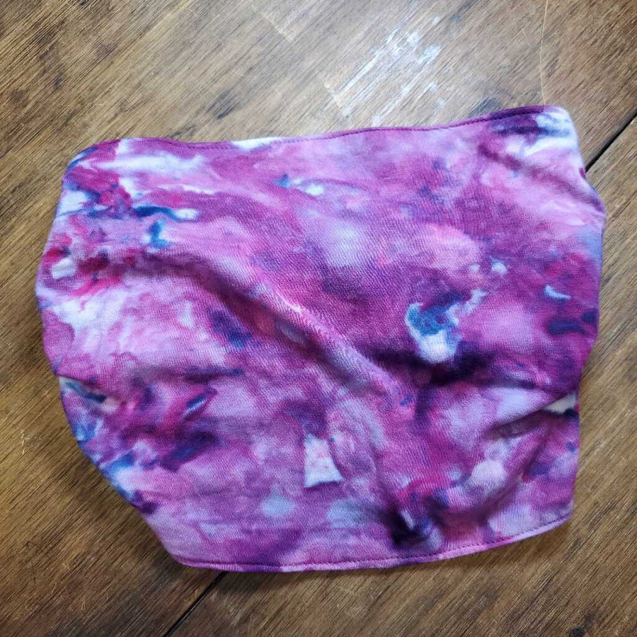 Ice Dyed Headband Expandable Purple