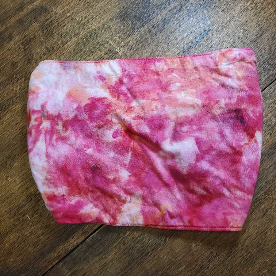 Ice Dyed Headband Expandable Fiery Red