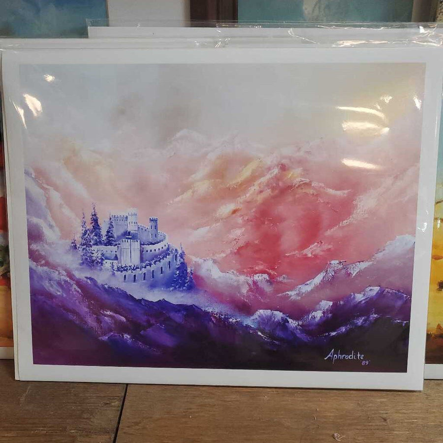 11 x 14 Print Castle In The Clouds