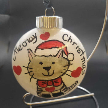 Ornament Shatterproof Kitty