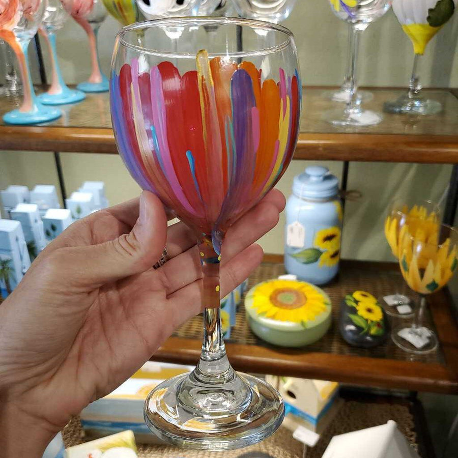 Wine Glass Stained Glass