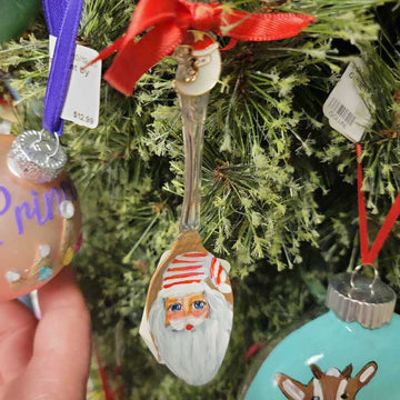 Ornament Teaspoon Santa